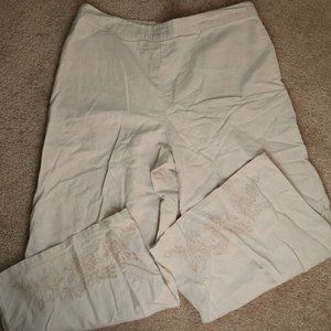 Linen Capri Pants